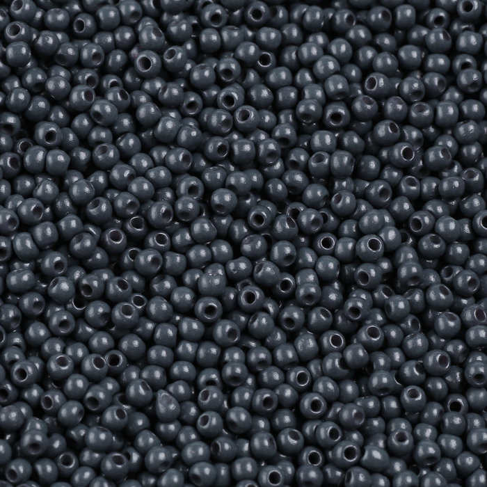 7 gram Seed Beads 2mm Dark Grey