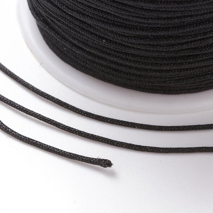 5 meter Macramedraad 0.8mm Zwart