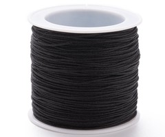 5 meter Macramedraad 0.8mm Zwart