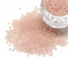 7 gram Rocailles 2mm Frosted Licht Zalm