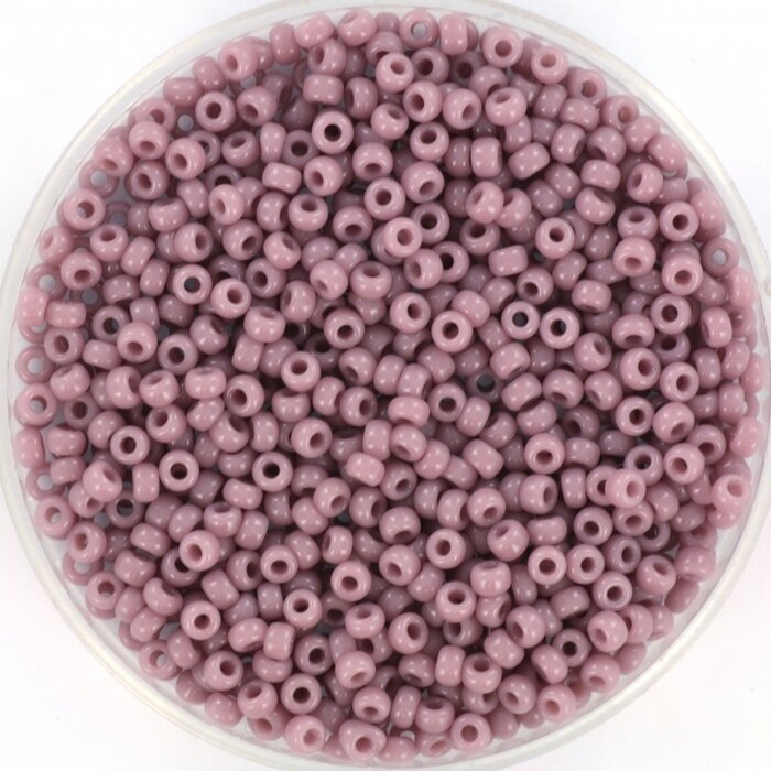 Miyuki Seed Beads 11/0 Opaque Mauve, 5 grams