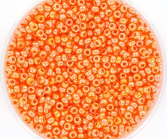 Miyuki Seed Beads 11/0 Opaque Luster Light Orange, 5 gram