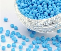 Rocailles Licht Blauw 4mm, 20 gram