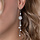 Earrings with Zirconia Flower Inspi492