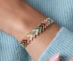 How to make a Miyuki V-shape Bracelet