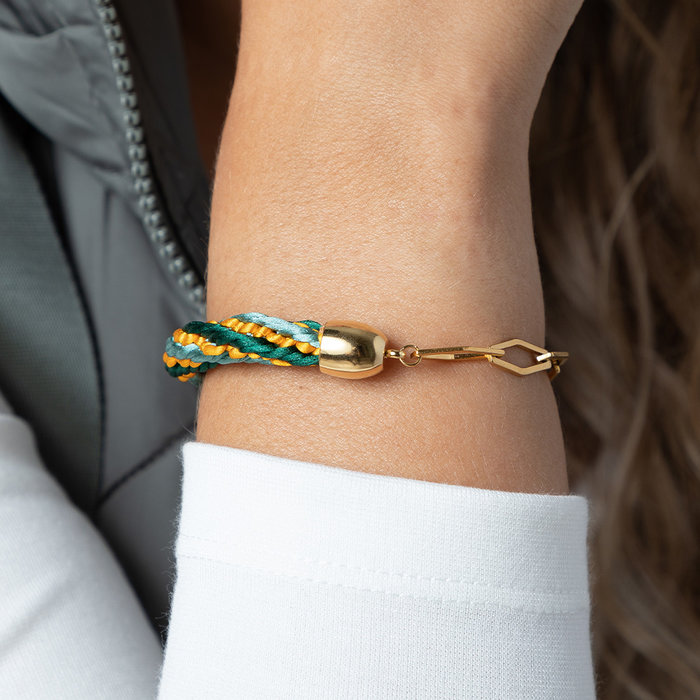 Armband met Kumihimo Knoop Techniek Inspi479