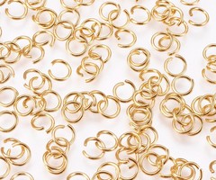 60 pieces Stainless Steel Jumprings 6mm
