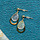 Drop earrings with shell charm Inspi504