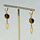 Earrings with Tiger eye Inspi514