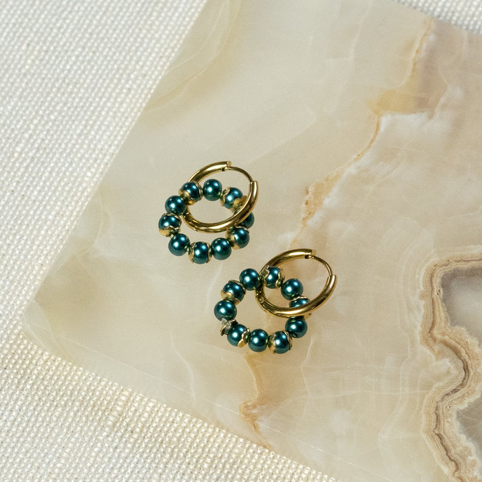 Bloem Bead Cap Gold plated 4mm, 20 stuks