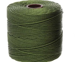 S-lon Cord 0.5mm Olive Green Spool 70 meter