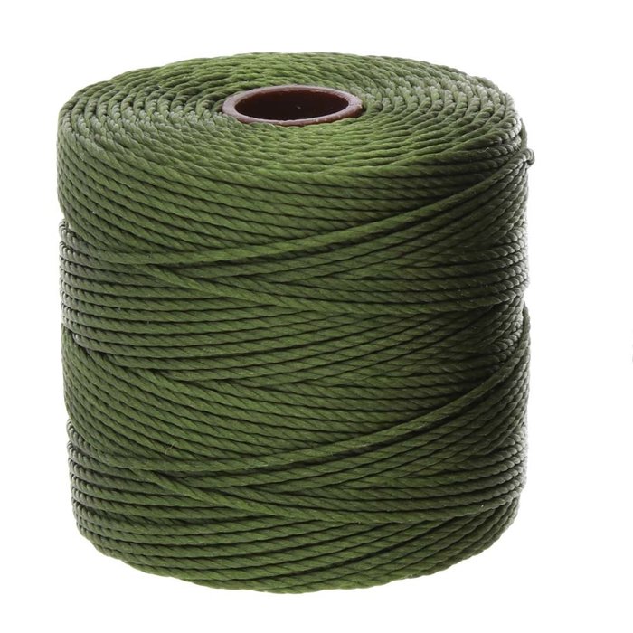 S-lon Cord 0.5mm Olive Green Spool 70 meter