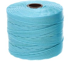 S-lon Cord 0.5mm Aqua Blue Spool 70 meter