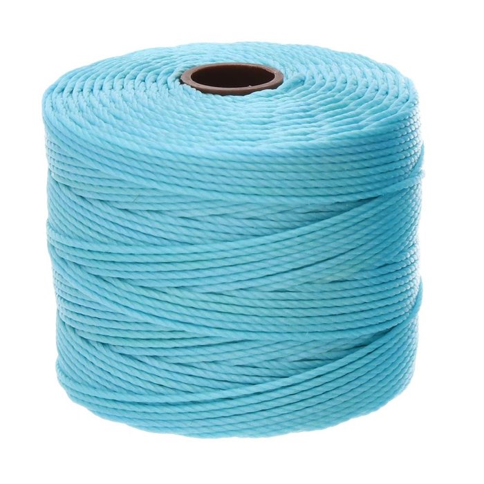 S-lon Draad 0.5mm Aqua Blauw Rol 70 meter