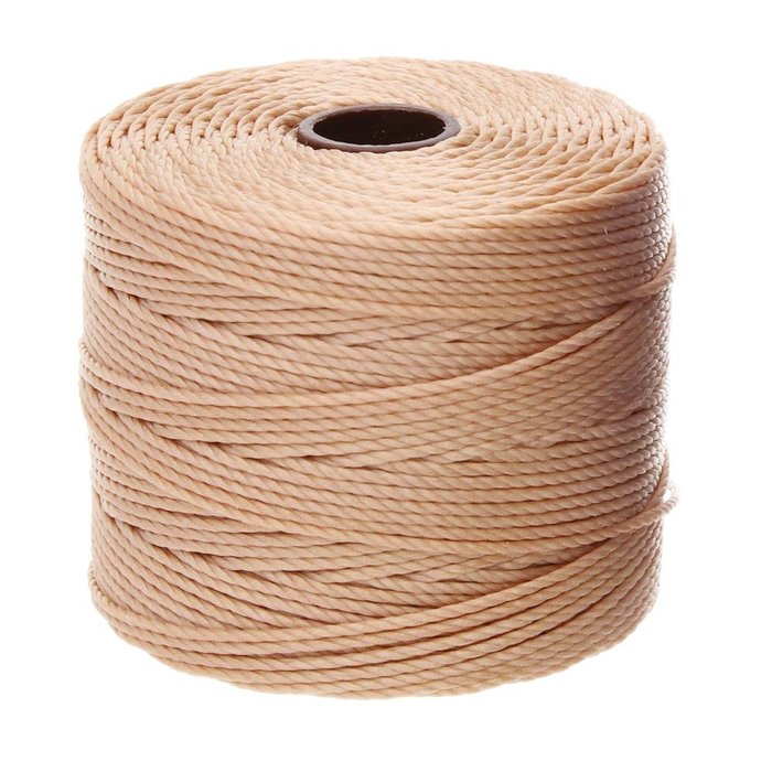 S-lon Cord 0.5mm Light Brown Spool 70 meter