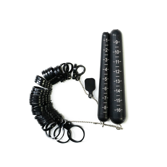 Ring stick and sizer combo