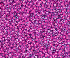 Miyuki Delica's 11/0  Luminous Hot Pink, 7.2 gram