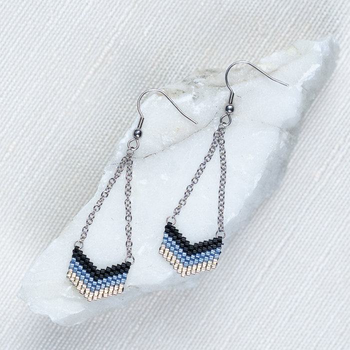 Miyuki Delica's 11/0 Opaque Luster Denim Blue, 5 grams