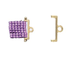 Cymbal End Piece 12x6mm 24k Gold Plated for Beadwork