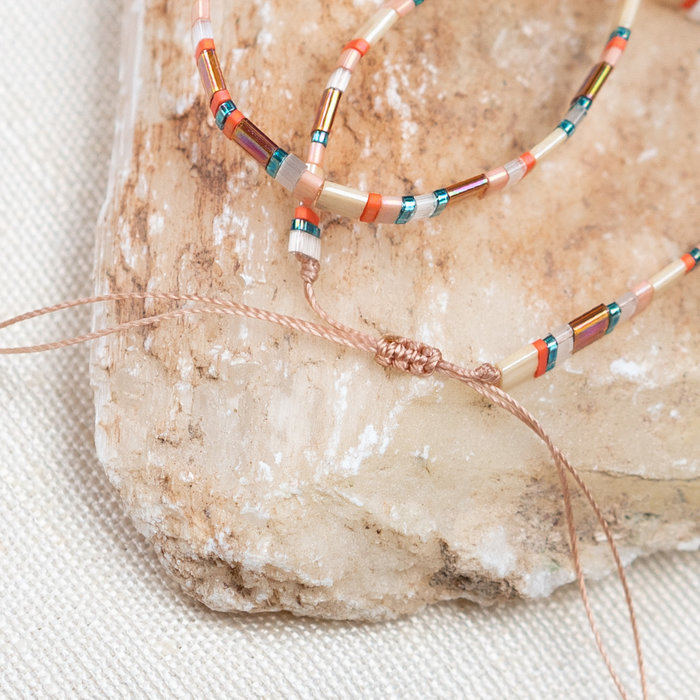 Making bracelet with Miyuki Tila beads (2 ways) Inspi532