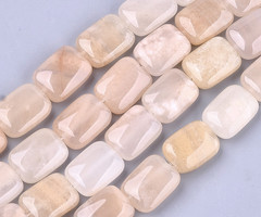 Natural Roze Aventurijn Edelsteen Kralen 17.5~18.5x13~14x6~7mm, streng 18 stuks