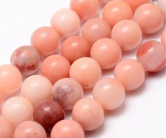 Natural Pink Aventurine Gemstone Beads 6mm, strand 55 pieces