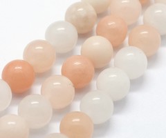 Natural Pink Aventurine Gemstone Beads 8~8.5mm, strand 43 pieces