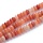 Natural Red Aventurine Gemstone  Beads Rondelle 8x5mm, strand 65 pieces