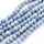 Natural Blue Aventurine Frosted Gemstone Beads 6mm, strand 53 pieces