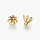 (gemstone) Cap Bails Gold Plated 8x8mm, 10 pieces