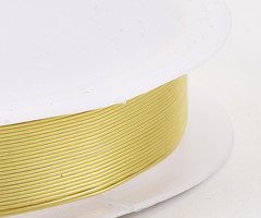 Koperdraad Gold Plated 0.2mm voor Wire Sieraden, 25m