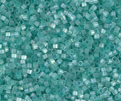 Miyuki Delica's 11/0 Light Aqua Green Silk Satin, 6.5 gram