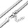 Stainess Steel 5mm Herringbone Necklace Silver, 45cm