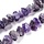 Natural Amethyst Rough Gemstone Nugget Beads 13~21x5~13mm, strand 18 pieces
