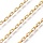 1 meter Stainless Steel 4x2mm Box Chain Golden - A69