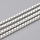 Stainless Steel 3mm Boxchain Ketting Zilver, 1 meter