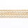 1 meter Stainless Steel 2.5x2mm Chain Golden - A59