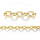 1 meter Stainless Steel 4x3mm Chain Golden - A57