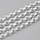 Stainless Steel 6mm Rolo Chain Silver Plated, 1 meter