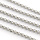 Stainless Steel 4mm Rolo Chain Silver, 1 meter