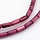 Gekleurde Schelpkralen 8x4mm Kersen Rood, streng 45 stuks