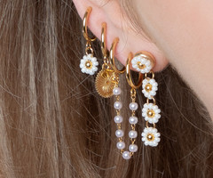 Bloemetjes Maken van Miyuki Rocailles - Oorbellen