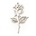 Stainless Steel Charm Flower Rose 27x15mm