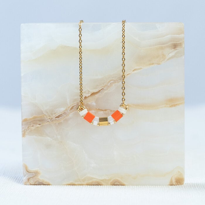 Ketting met Miyuki Tila kralen