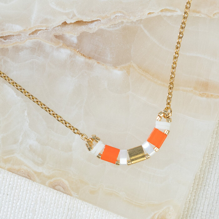 Ketting met Miyuki Tila kralen