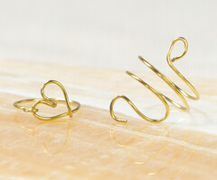 How to make a Wire Wrapping Ring Set