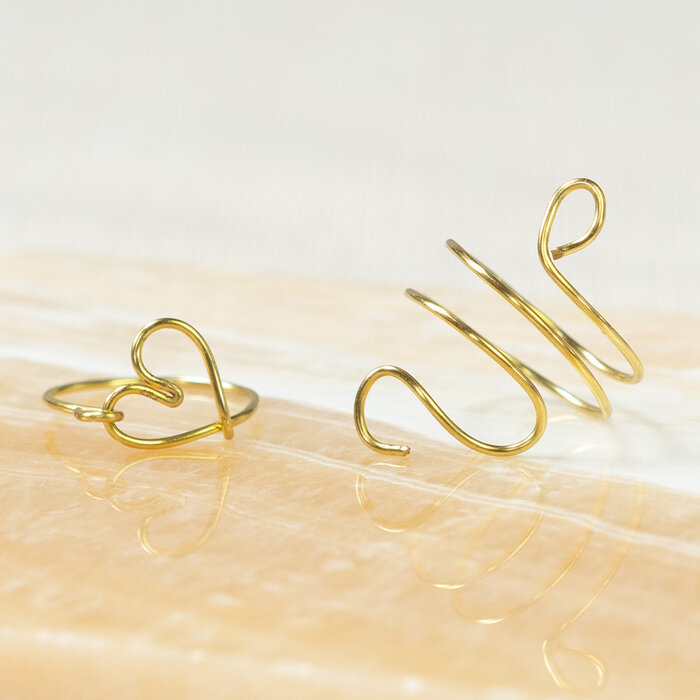 How to make a Wire Wrapping Ring Set Inspi576