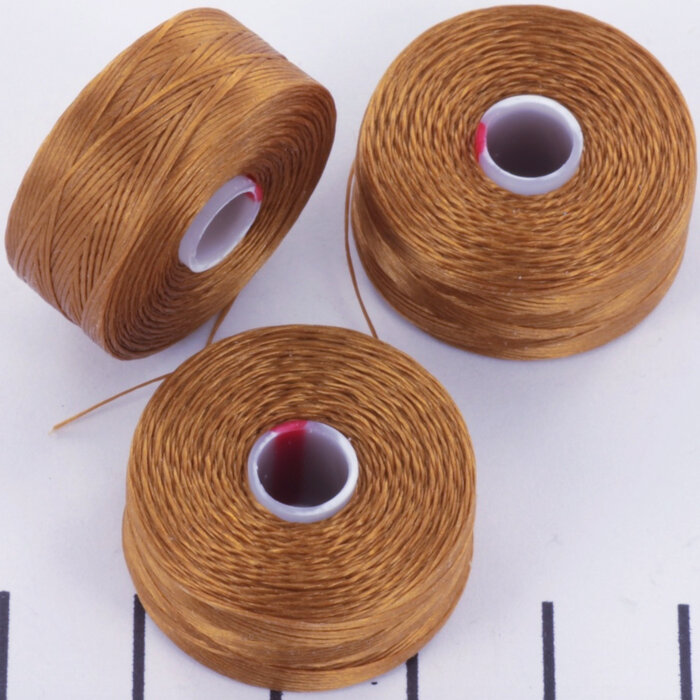 C-lon thread 0.3mm Gold, 71 meters
