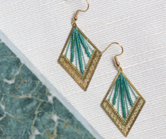 Bohemian Oorbellen met C-lon Draad