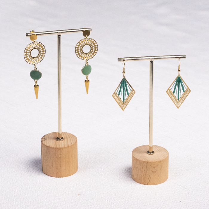 Boho Earrings with C-lon Thread Inspi596